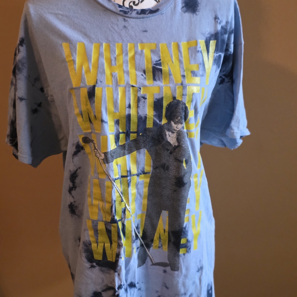 Whitney Graphic Blue and Yellow Men's T-Shirt